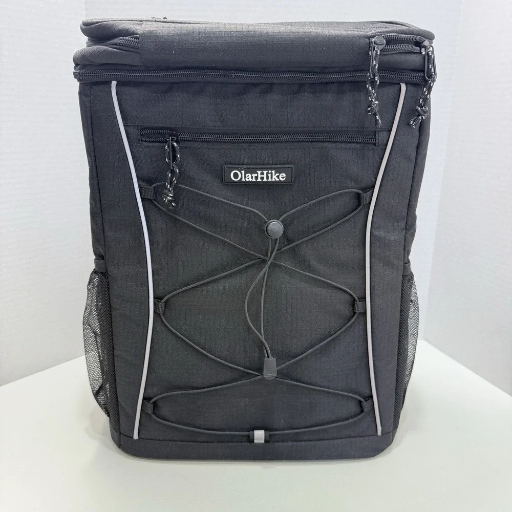 OlarHike Cooler Bag Insulated Backpack Black 22L Outdoors Hiking Beach‎ Camping